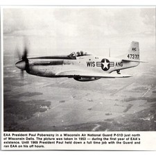 EAA President Paul Poberezny In A Wisconsin Air 1978 Sport Aviation Photo SAH5-8
