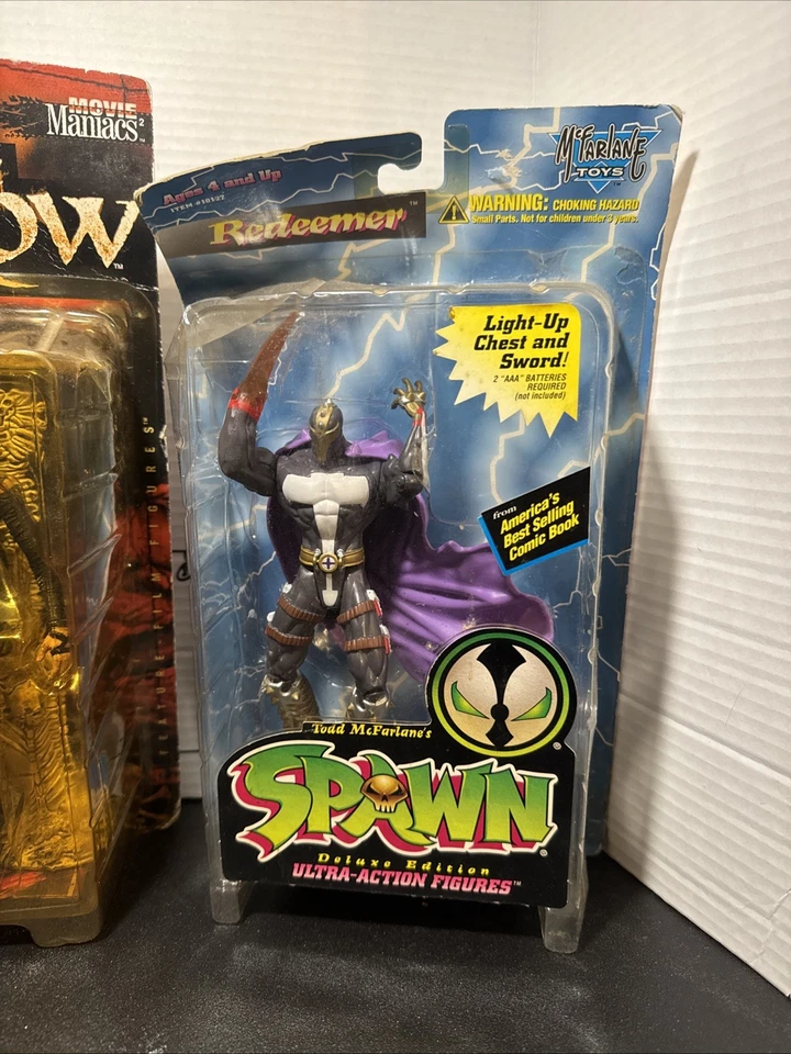 Lote De 3 De Colección Todd McFarlane Nuevo En Caja - The Crow, Mandarin Spawn & Redeemer Foto 4 de 4