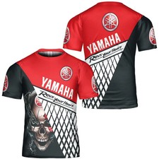  Custom Name Men's YAMAHA Logo 3D T-Shirt S-5XL