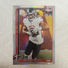 2025 Topps Chrome Refractor Bijan Robinson Atlanta Falcons 