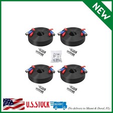 4 Pack 100ft 30M All-in-One Video Power Cables,BNC Extension Security Camera Ca