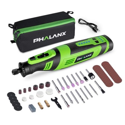 PHALANX Cordless Rotary Tool Kit, 30000 RPM/5 Speed, 8V Engraving Pen with 11...