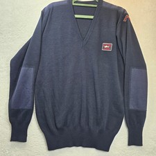 Vintage Paul  Shark Yachting Sweater Mens XS Neck Nautical Wool Blend READ