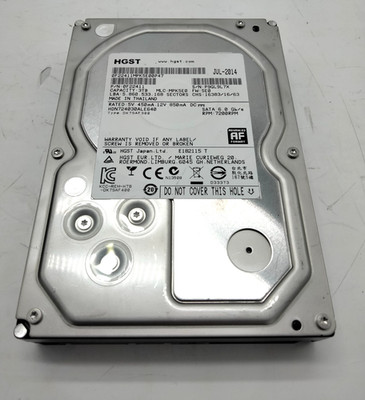 HGST 3TB 7.2k RPM 6Gb/s SATA 3.5'' HDD | HDN724030ALE640, 0F22411