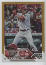 2023 Topps Series 2 Gold Foil Spencer Steer #489 00od