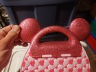 Minnie Mouse Pink Plastic Lidded Bag Purse Disney Store Ltd London Collectible — photo 6