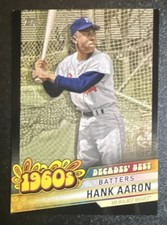 2020 Topps - Decades Best Series 2 Batters Hank Aaron #DB-21 Black /299
