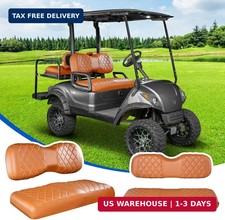 NOKINS 4PCS Golf Cart Seat Covers Kit, Front and Rear Seat Covers Fits YAMAHA/G2