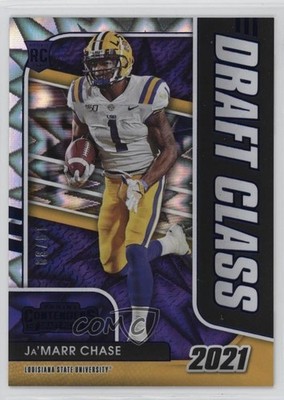 2021 Contenders Draft Picks Class Blue Explosion /39 Ja'Marr Chase Rookie RC z7j