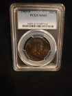 1963-D FRANKLIN HALF PCGS MS-65  MONSTER TONING