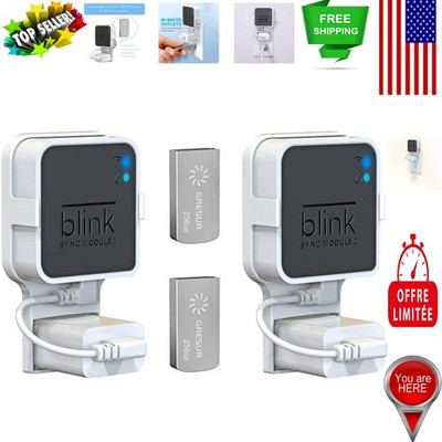 256GB USB Drive with Outlet Mount for Neat Blink Sync Setup - 2 Pack