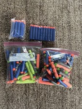 ~100 Lot Of Nerf Darts. Miscellaneous Used Va...