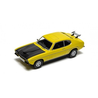 Corgi Vanguards 1:43 Ford Capri MkI 3.0 GXL Daytona gelb das kleinste Zahnradauto