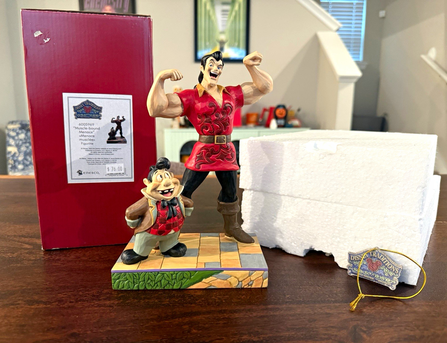 Jim Shore Disney Traditions Gaston “Muscle Bound Menace” #6005969
