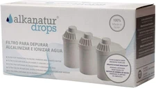 Filter Replacement for Pitcher (Pack of 3) - Removes Fluorides, Chlorine, Heavy