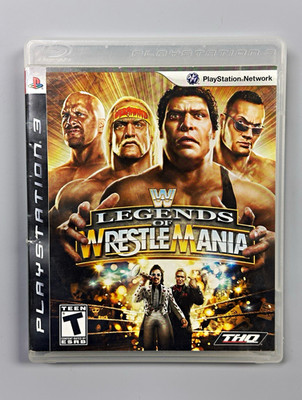 WWE Legends of WrestleMania PS3   Case + Disc