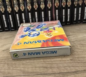Nintendo NES Mega Man 4 boite et jeu NOE notice FRA avec cale poly bon etat
