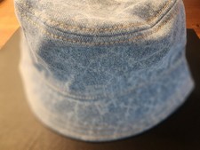 Off-White Anglerhut Bucket Hat Denim Baumwoll...