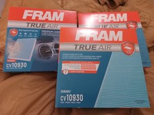 3 Pack FRAM CV10930 TrueAir Premium Cabin Air Filter N95 Subaru
