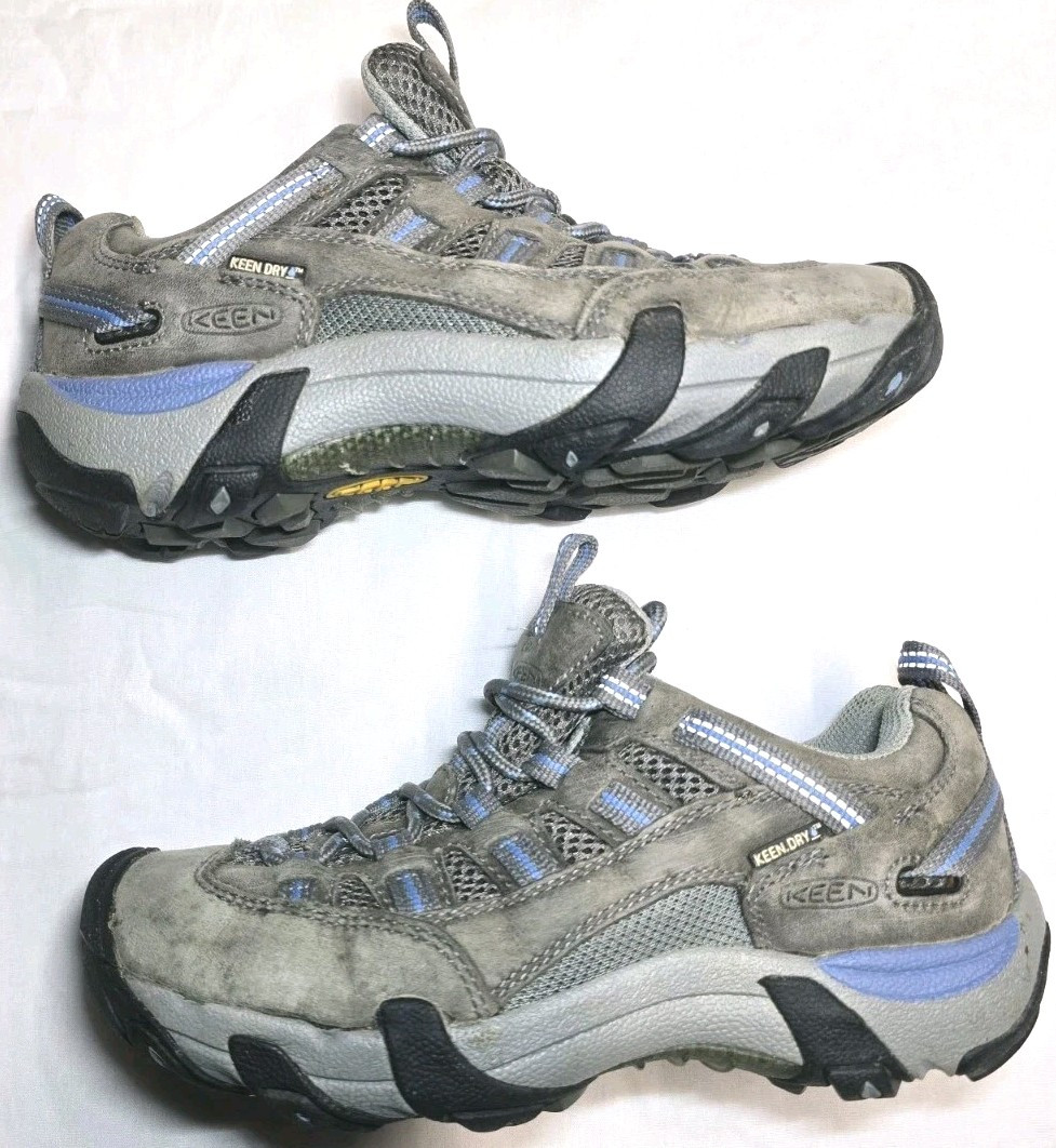 Scarpe da trekking Keen donna taglia 6 grigie outdoor campeggio trazione aggressiva