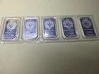 5 x Scottsdale Mint 1 oz .999 Fine Siver Bar - Investment Grade Bullion