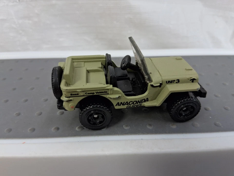 Matchbox Anaconda Guides Jeep Willys Olive Green Die Cast - Image 3 of 4