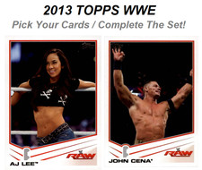 2013 Topps WWE Wrestling - Pick Your Cards / Complete The Set!