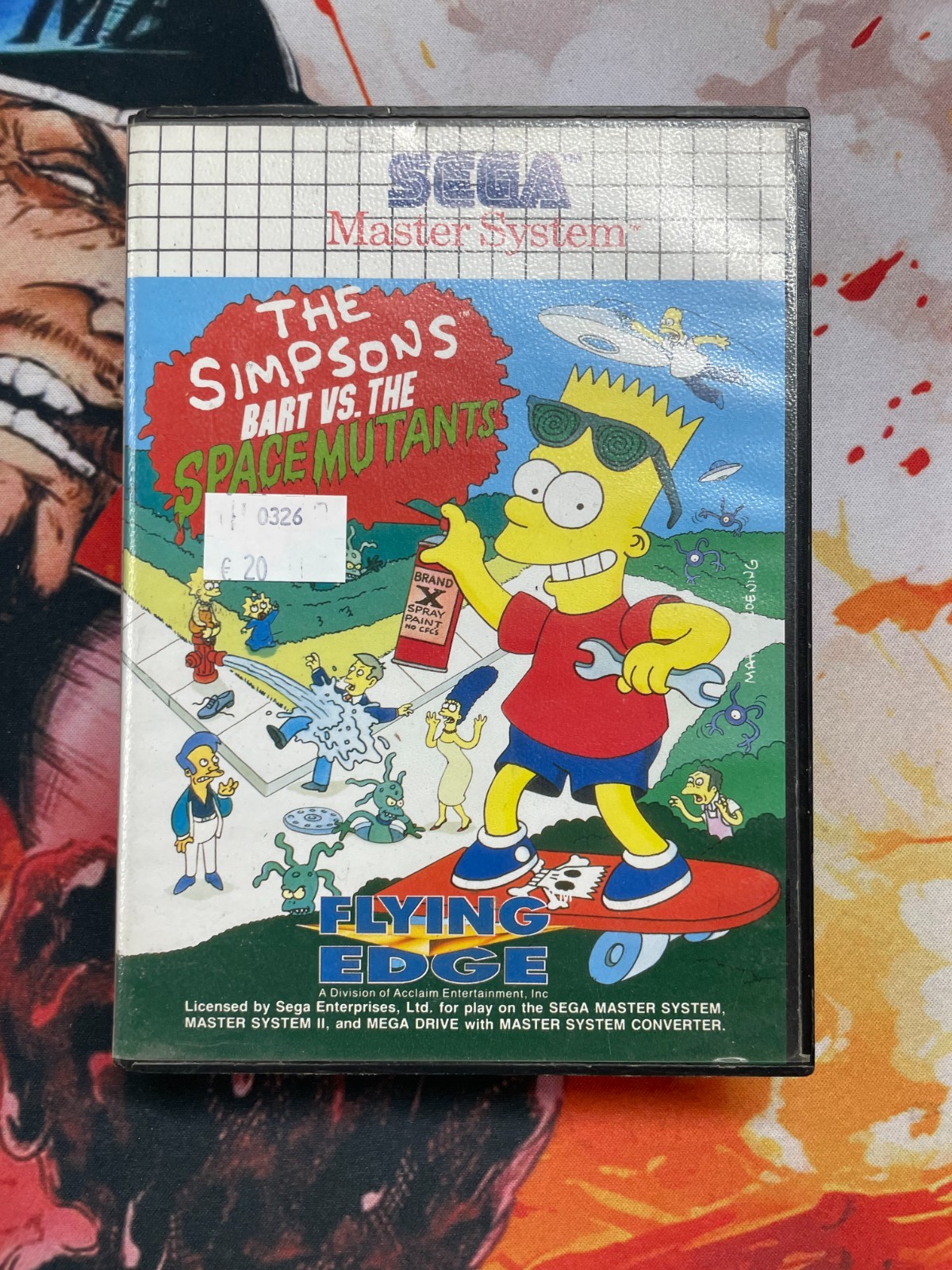The Simpsons Bart Vs The Space Mutants : Sega Master System