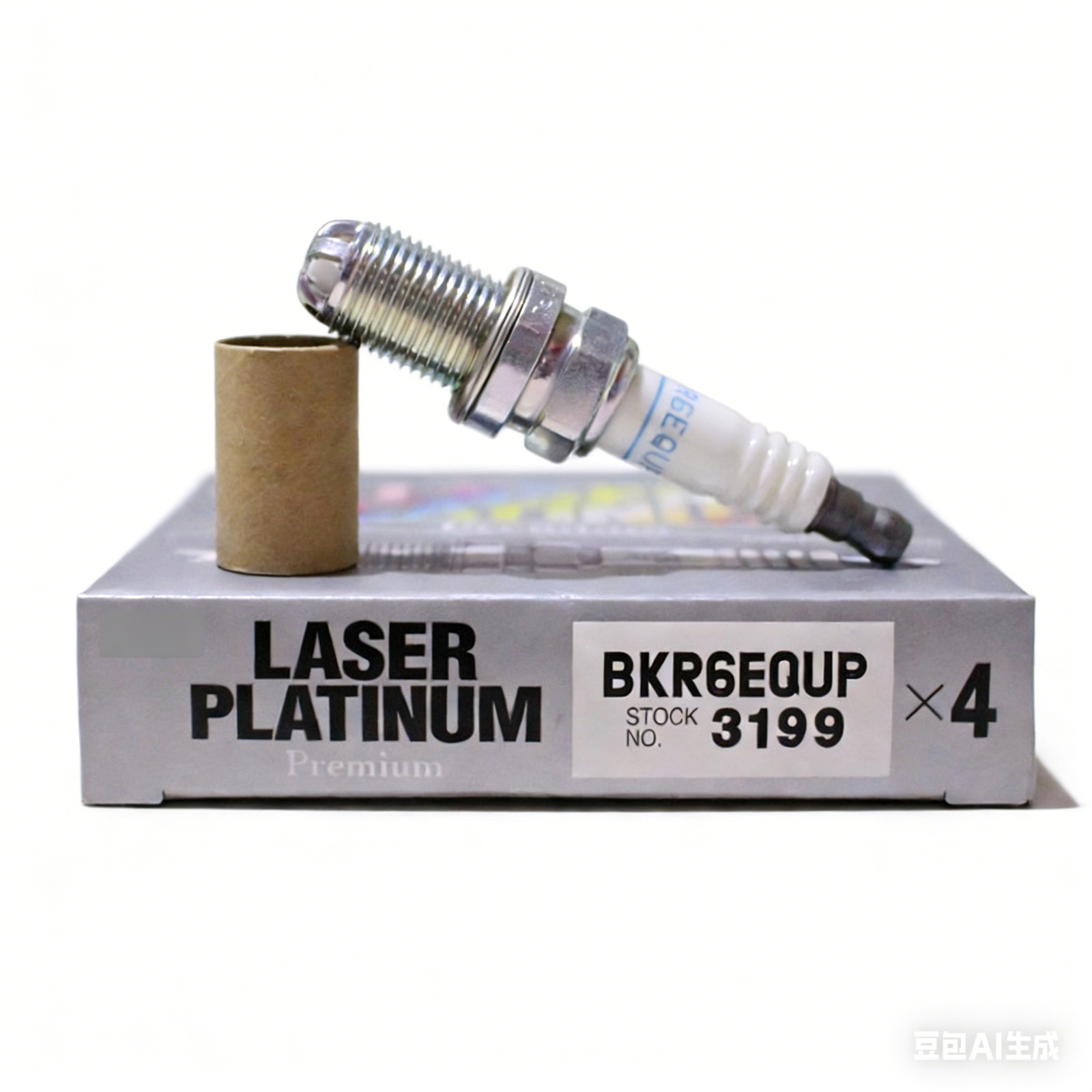 Set of 4 Platinum Spark Plugs for Audi BMW Mini Volkswagen Replace 3199 BKR6EQUP