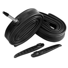 2 Pack 700 x 28-32c Road Bike Inner Tubes, 60mm Presta Valve Premium Quality