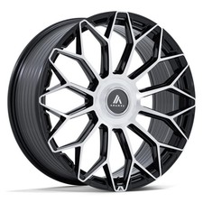 Asanti Ab051 Envoy Wheels 24x10 20 6x139.7 78.1 Black Rims Set Of 4