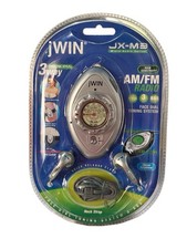 New jWIN JX-M3 AM/FMPocket Radio Headphones