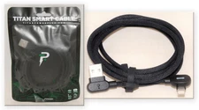 TITAN POWER+ ~ Smart Cable 3.0 Charger USB for iphone charger 10 ft Durable *NEW