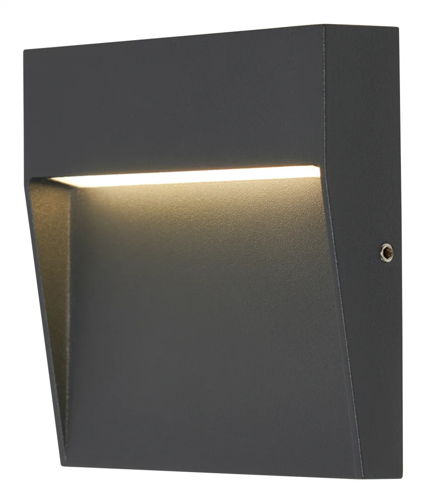 Bathroom Light Grey Puya LED Wall 16cm Anthracite 4000K Zink ZN-44239-ANTH
