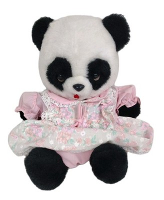 Vintage Amoco Oil Company Promo Panda Plush Made in Eden MN USA  by Animal Fair