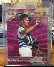 2023 Upper Deck Goodwin Champions - Platinum Kevin Parada #P33 Pink Wave (RC)