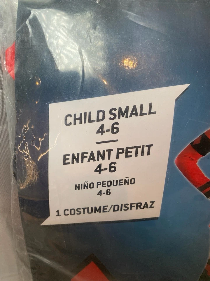 Disfraz DC Comics Harley Quinn Niño 6 Piezas Niñas Talla PEQUEÑO 4-6 Halloween Nuevo con Etiquetas Foto 2 de 4