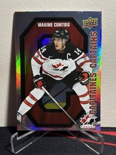 2021-22 Upper Deck TIM HORTONS Hockey MAXIME COMTOIS #CC-12 CAPTAINS
