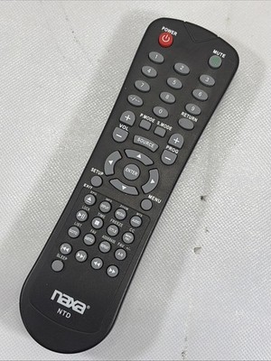 NAXA Remote Control Original Replacement Naxa NT NTD Black Model