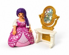Playmobil Prinzessin mit Schminktisch Spiegel Schloss Zubeh&ouml;r Guter Zustand