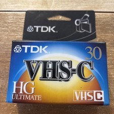 NEW - TDK VHS-C 30 HG ULTIMATE - TDK TC-30HG