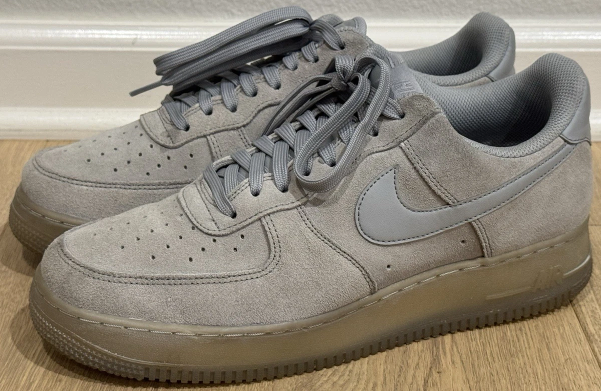 Nike Air Force 1 Suede Wolf Grey | eBay