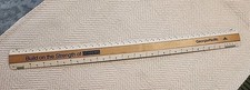 Regla de viguetas y cerchas de madera Georgia Pacific vintage de 19" ~ arquitecto