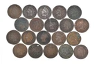 Lot 20 1800's 1890-1899 Indian Head Penny Cents US Coin Collection 2/5 Roll *899