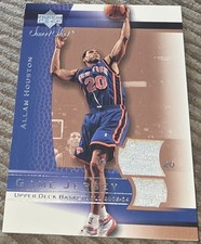 Allan Houston 2003-2004 Upper Deck Sweet Spot Game Jersey Card New York Knicks 