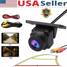 Car Rear View Reverse HD Backup Camera Parking Guideline Night Vision Waterproof