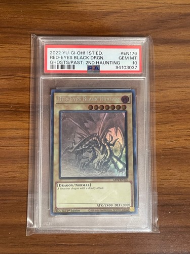 Red Eyes Black Dragon Ghost Rare Card GFP2-EN176 PSA 10 GEM MINT