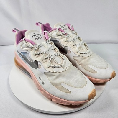 Nike Air Max 270 React White Pink Orange Women US 9 CZ8131-100