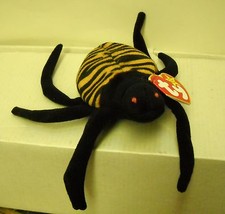  3549 NWT Retired Ty 1996 Spinner the Spider Beanie Baby Plush DOB 10-28-96