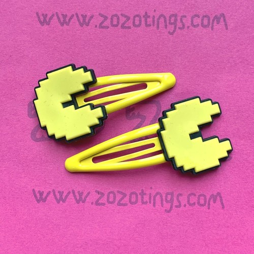 Pac-Man Snap Hair Clips - Picture 4 of 6